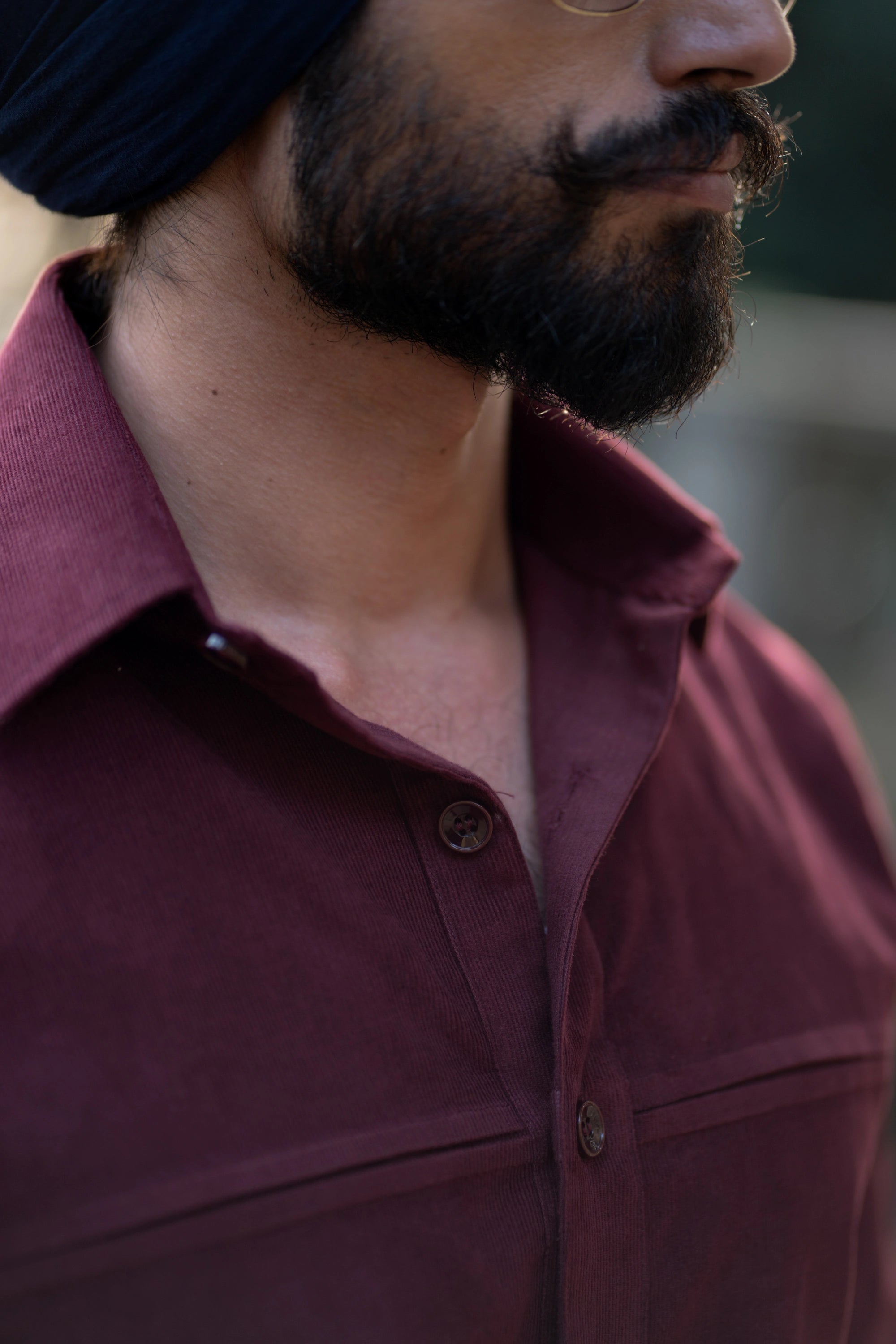 SALEEQ SHIRT - MAROON